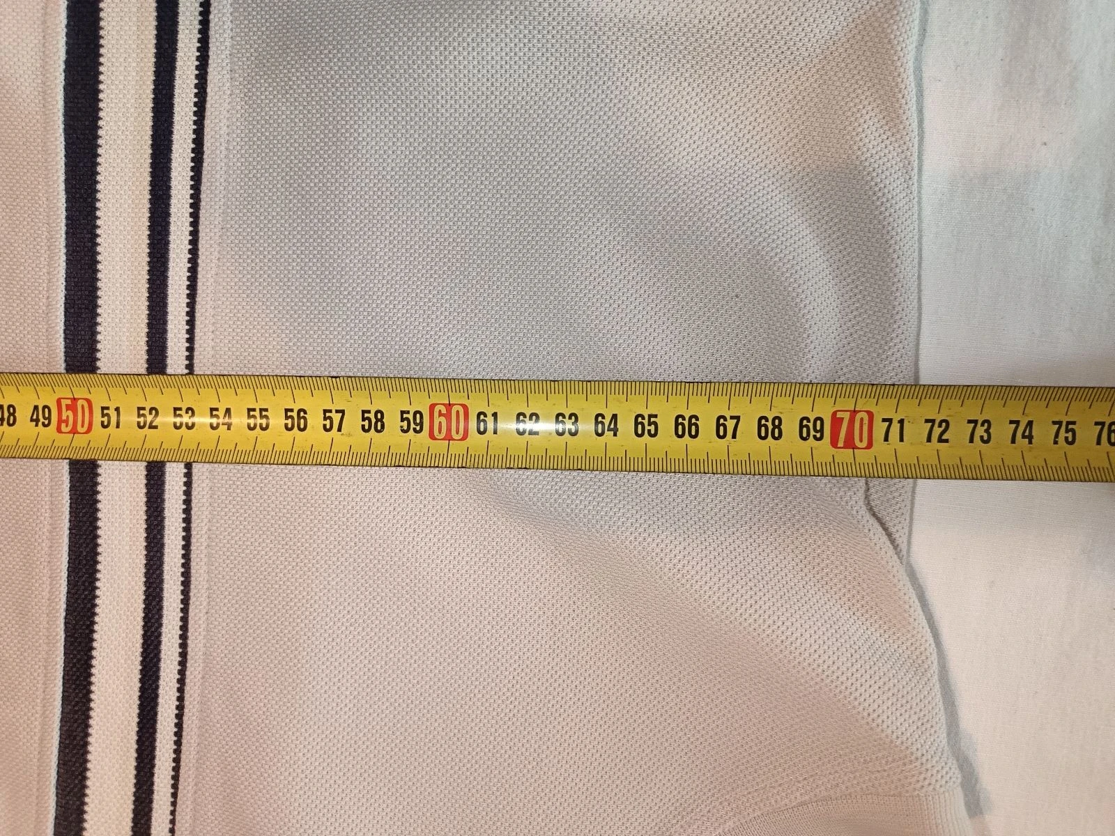 Camiseta Brice bege tamanho 6 XL com faixas horizontais – photo 8